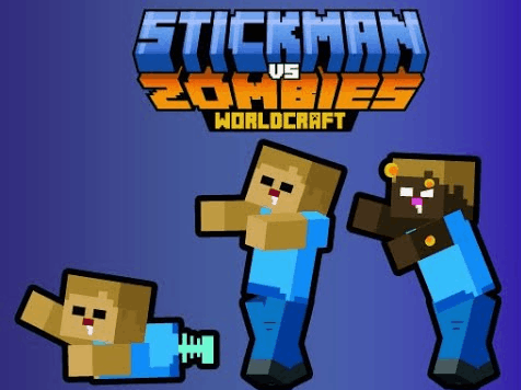 Play Stickman Vs Zombies WorldCraft game