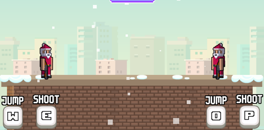 How to play Xmas Rooftop Battles game